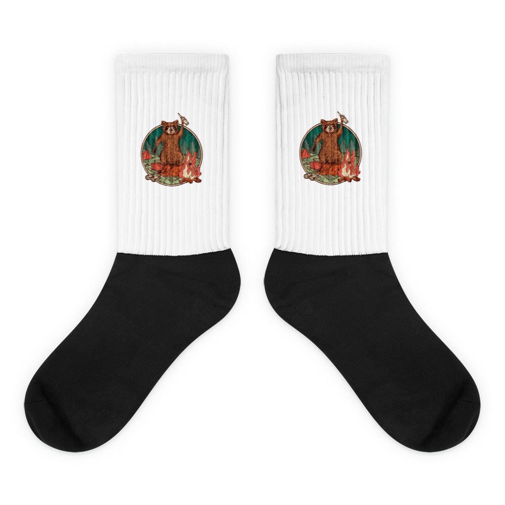 Camping Waschbär - Socken