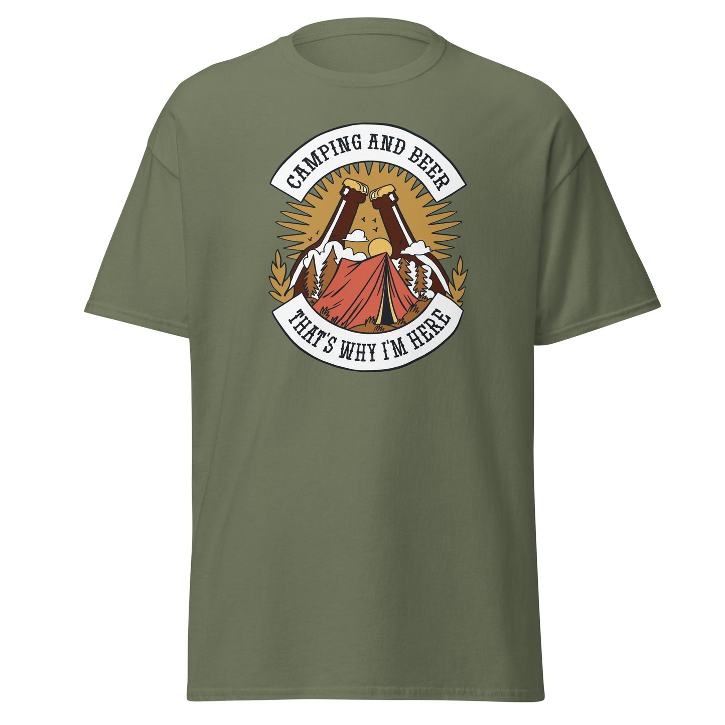Camping & Beer - T-Shirt