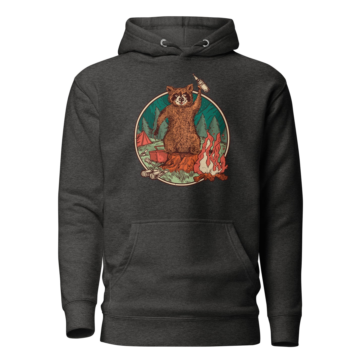 Camping Waschbär - Hoodie
