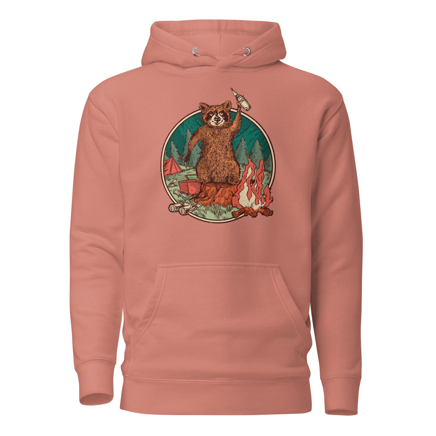 Camping Waschbär - Hoodie