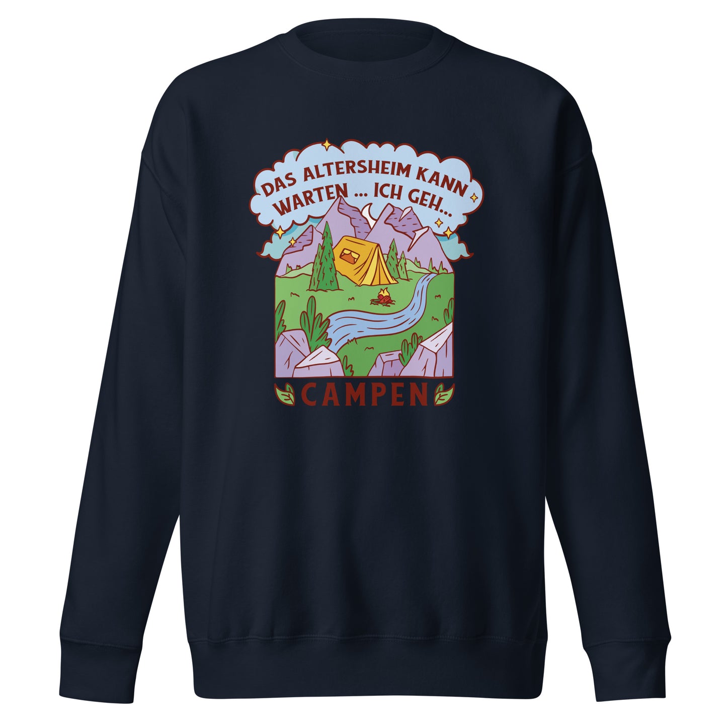 Ich geh Campen - Sweatshirt