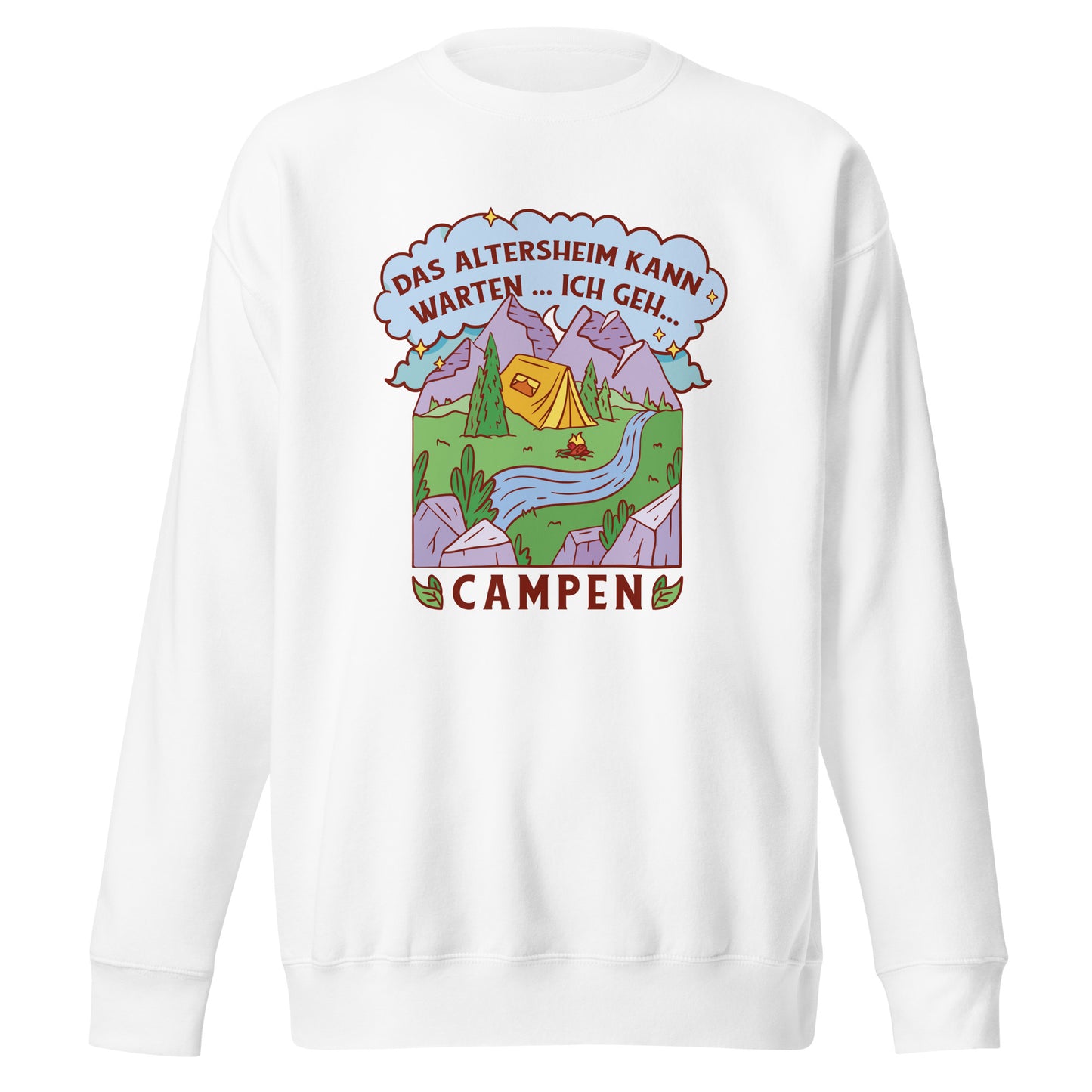 Ich geh Campen - Sweatshirt