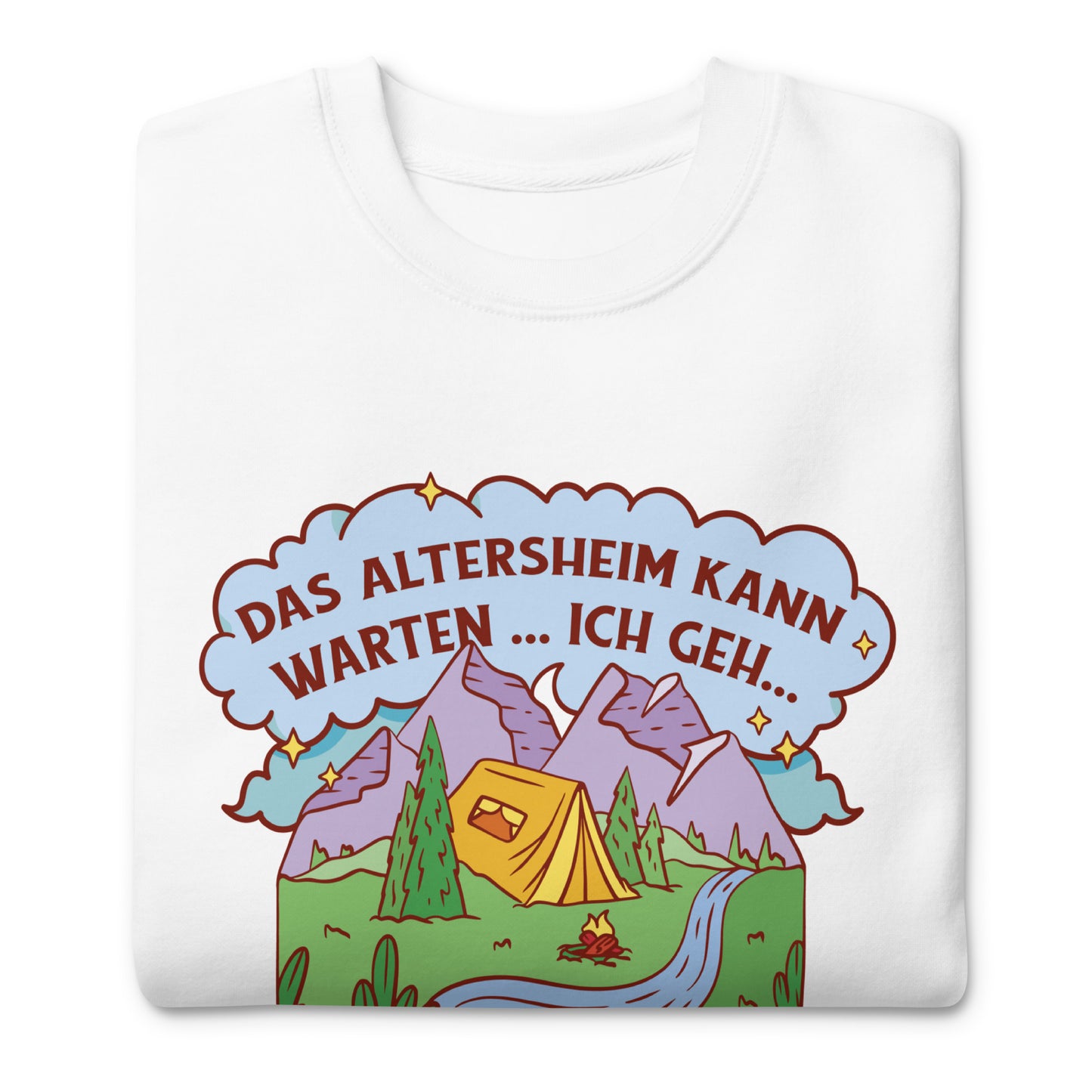 Ich geh Campen - Sweatshirt