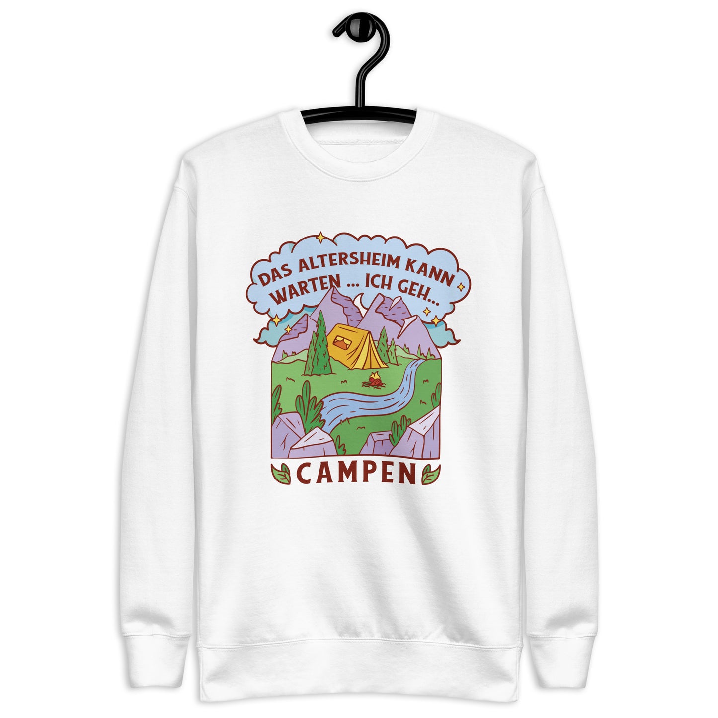 Ich geh Campen - Sweatshirt