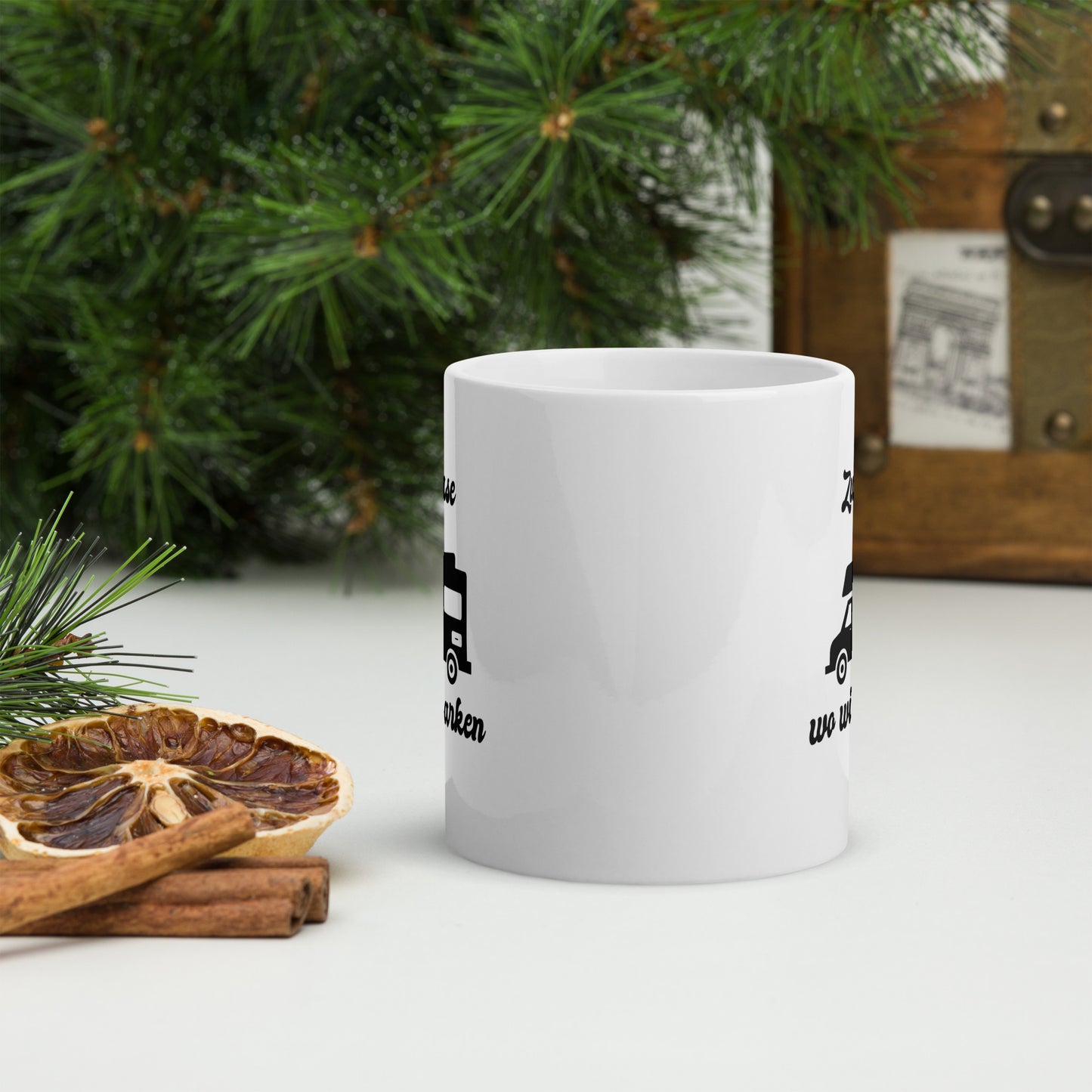 Zuhause ist da wo - Tasse
