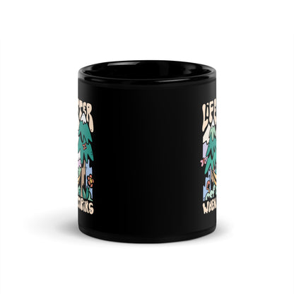 Life is better - Tasse schwarz