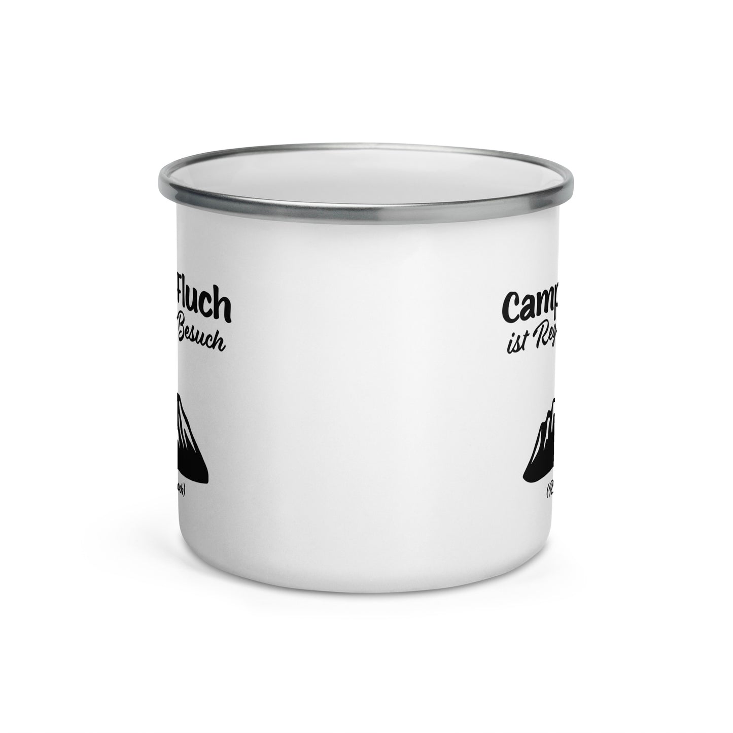 Campers Fluch - Emailletasse