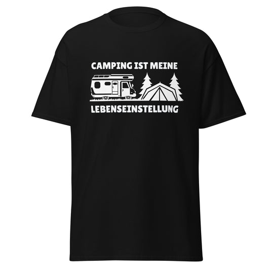 Camping ist meine Lebenseinstellung - T-Shirt