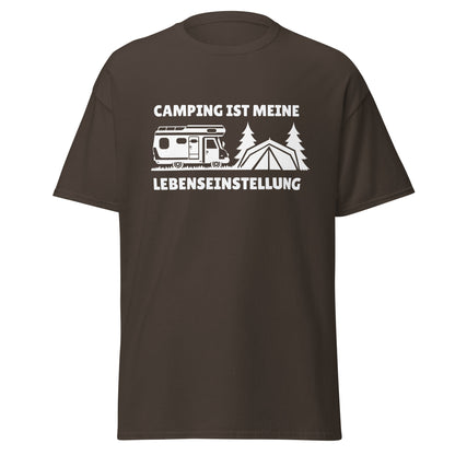 Camping ist meine Lebenseinstellung - T-Shirt