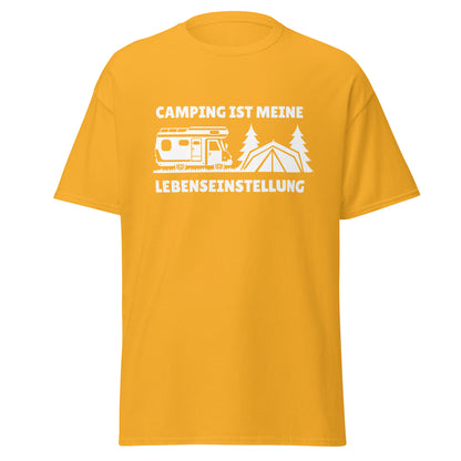 Camping ist meine Lebenseinstellung - T-Shirt