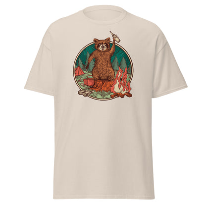 Camping Waschbär - T-Shirt