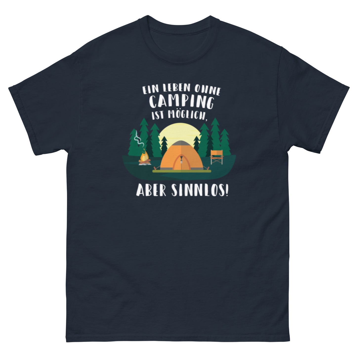 Leben ohne Camping - T-Shirt