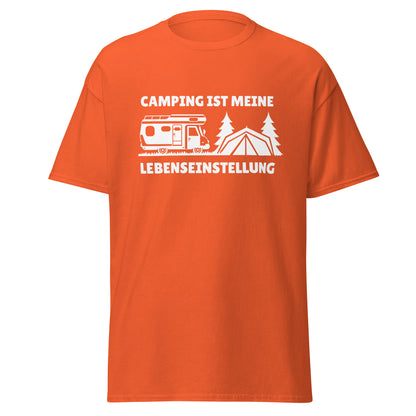 Camping ist meine Lebenseinstellung - T-Shirt