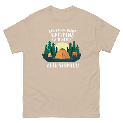 Leben ohne Camping - T-Shirt