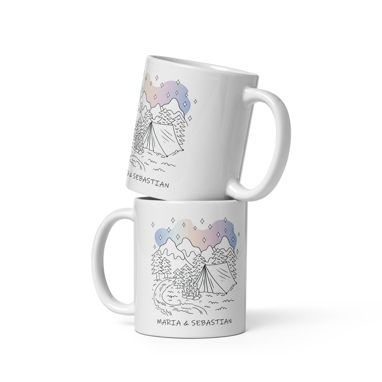 Personalisierbare Camping-Tasse